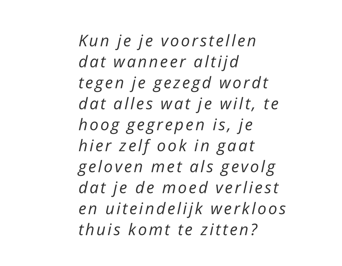 Quote Jorien de Jong - Reactie Vso Artikel van NVA