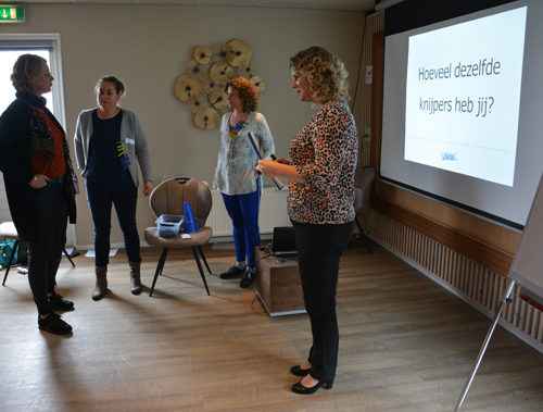 Training van Lucia de Boer tijdens de WeetIkVeel-dag bij De 4 Elementen