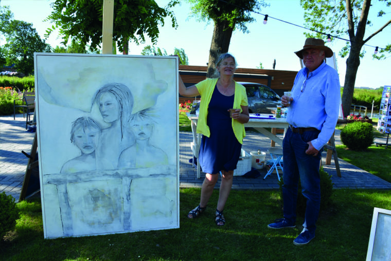 Expositie van Annet Pool op gratis Festival Voorbij de Grens in Groningen / Friesland.