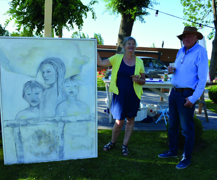 Expositie van Annet Pool op gratis Festival Voorbij de Grens in Groningen / Friesland.