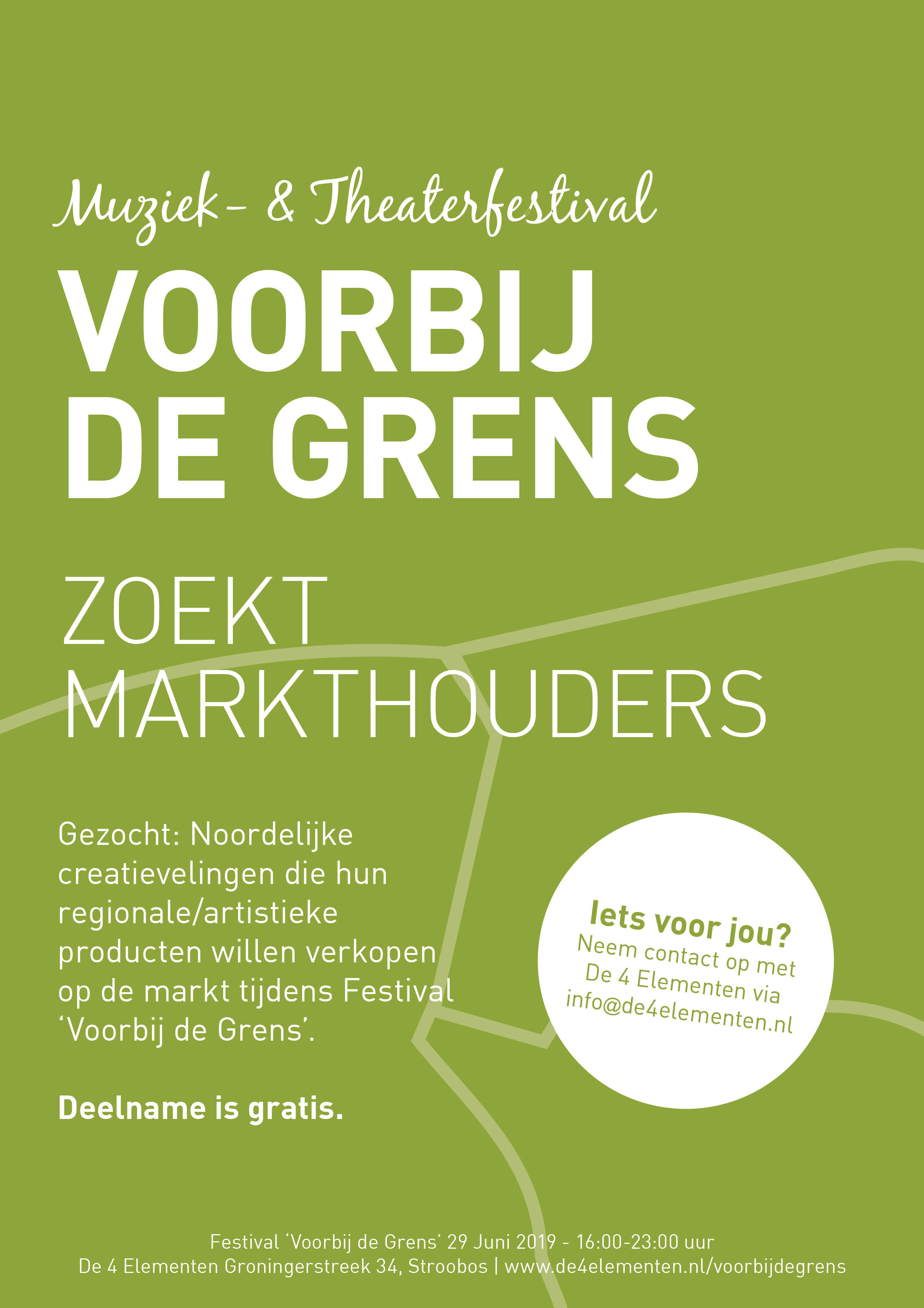 Festival voorbij de grens 2019 zoekt markthouders